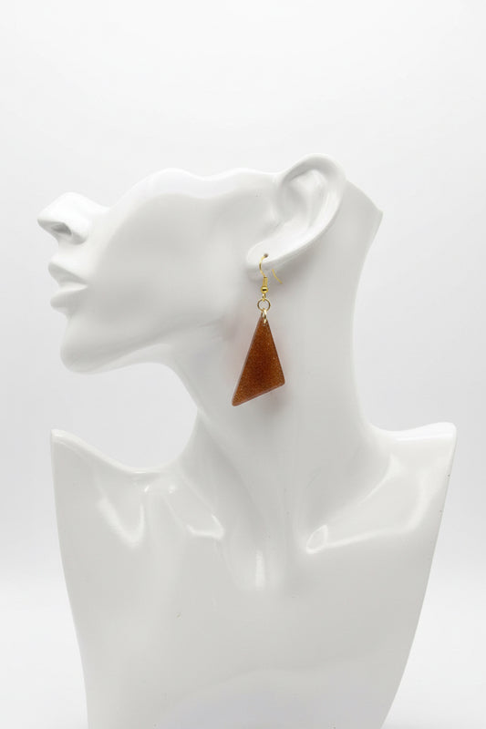 Handmade Triangle Earrings - Colorful Geometric