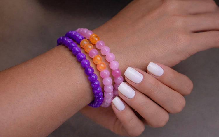 Stretch Beaded Bracelet Multicolor