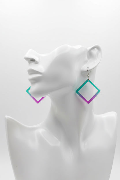 Handmade Square Earrings | Dainty Statement Jewelry