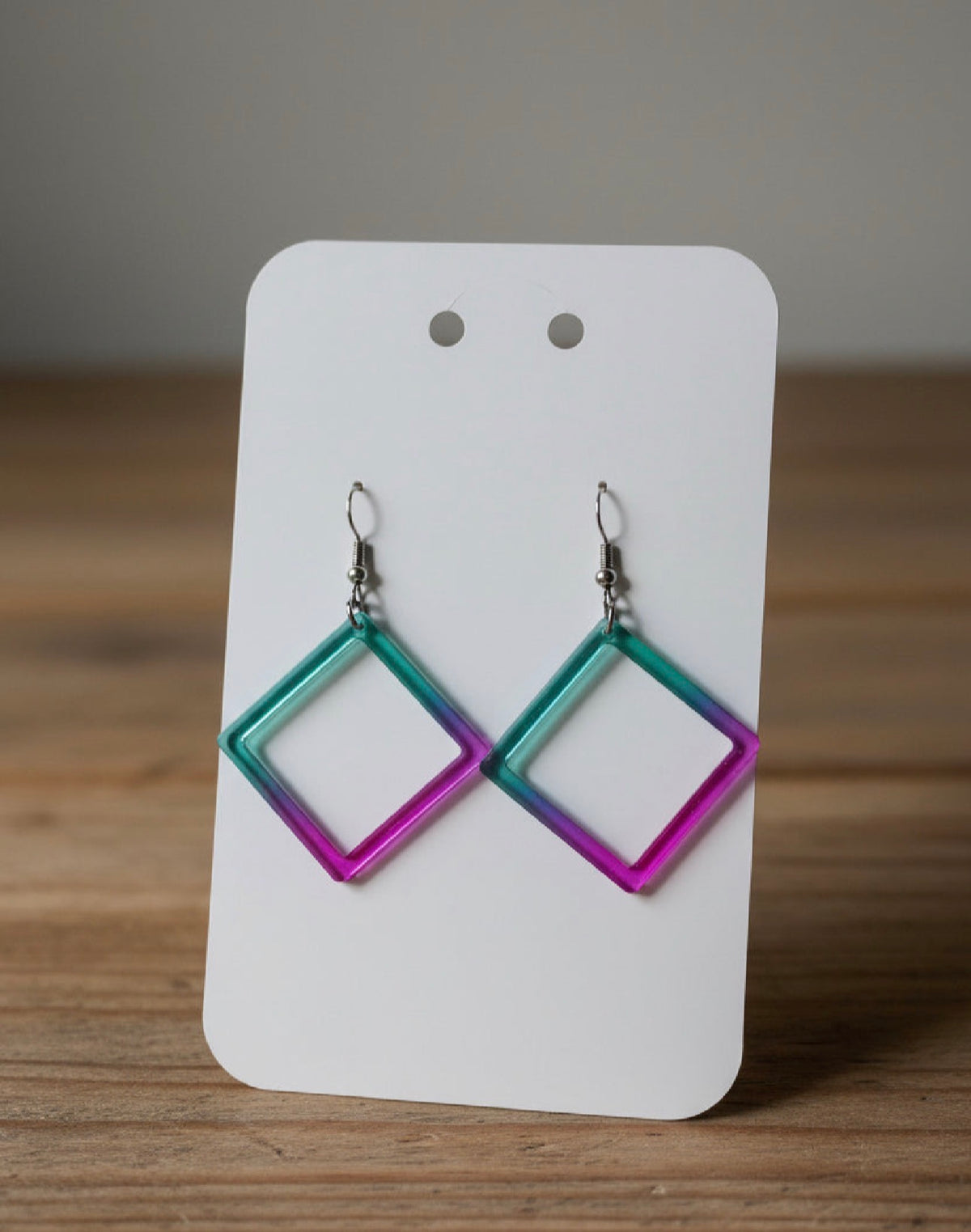 Handmade Square Earrings | Dainty Statement Jewelry
