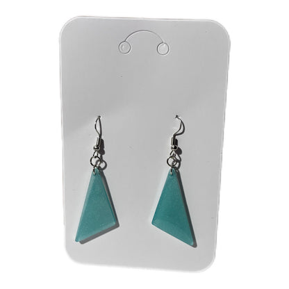 Handmade Triangle Earrings - Colorful Geometric