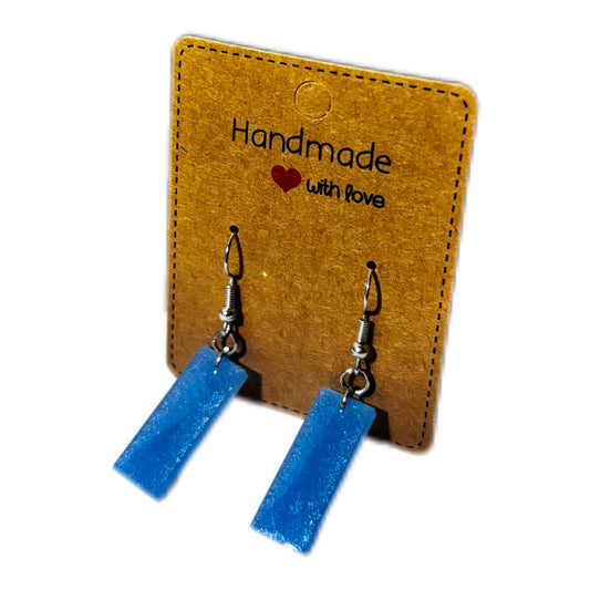 Handmade Triangle Earrings - Colorful Geometric