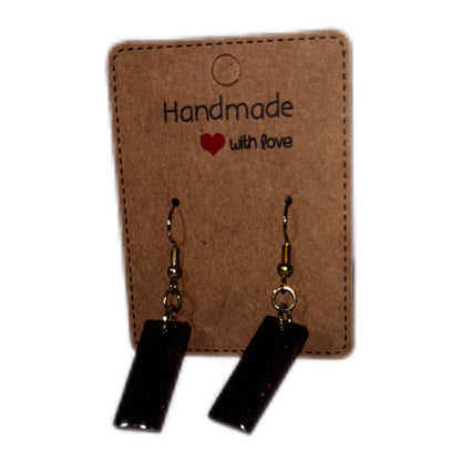 Handmade Triangle Earrings - Colorful Geometric
