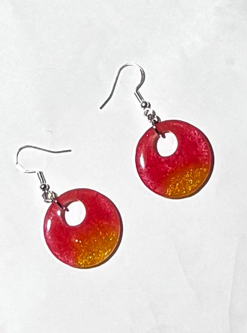 Small Donut Stud Earrings for Women | Cute Resin Earrings