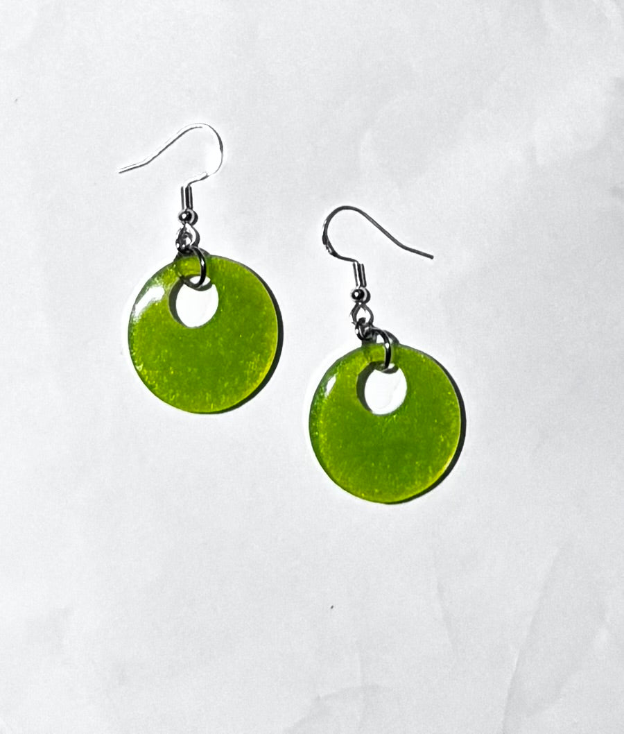 Small Donut Stud Earrings for Women | Cute Resin Earrings